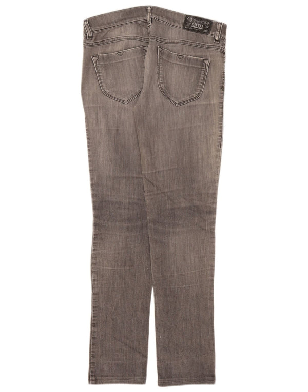 Женские джинсы скинни Diesel Livier W29 L29, серый хлопок