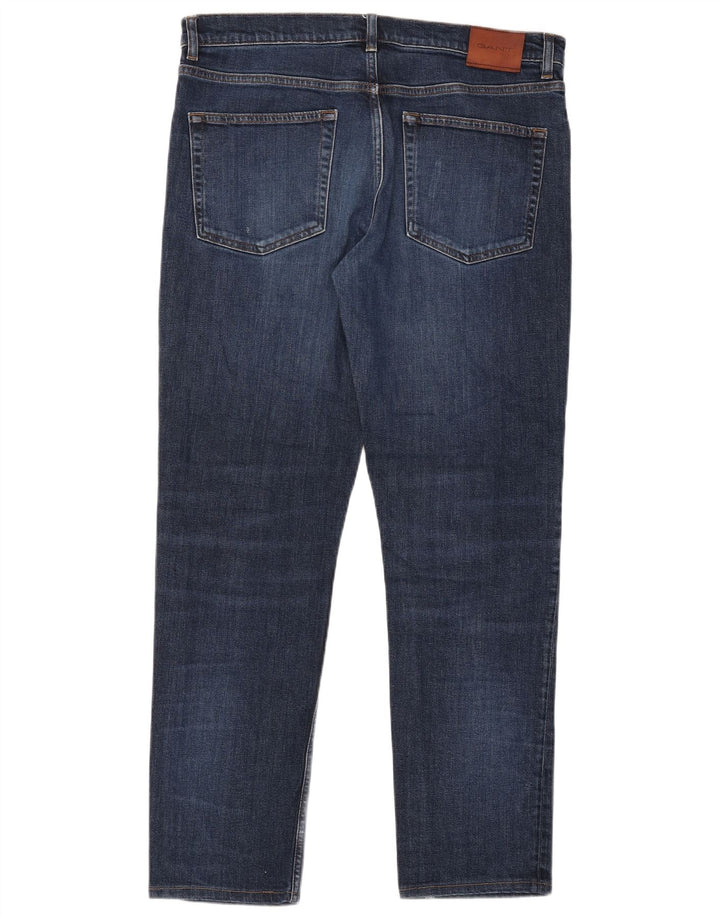 Мужские узкие джинсы Gant W36 L30, синий хлопок