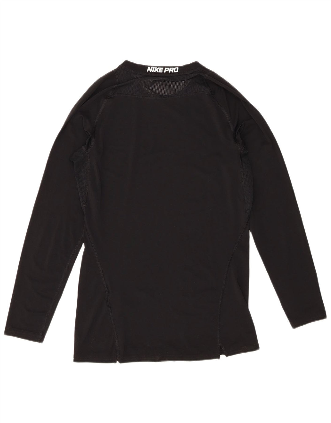Женский топ с длинным рукавом Nike Dri Fit UK 14, большой черный полиэстер
