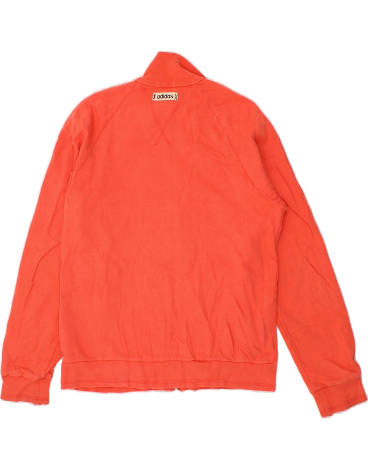 ADIDAS Womens Tracksuit Top Jacket UK 14 Large Red Cotton Vintage Adidas and Second-Hand Adidas from Messina Hembry 