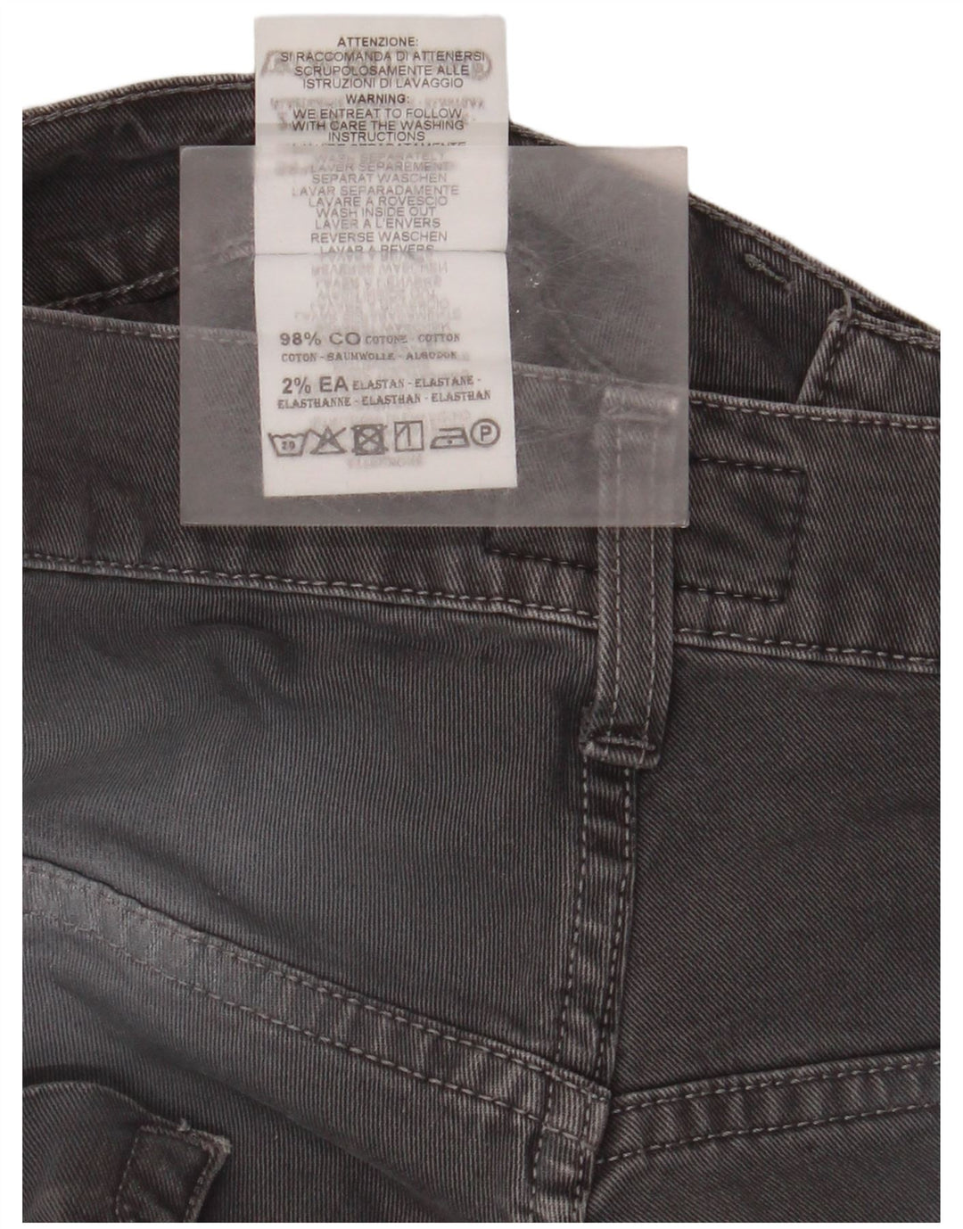 Мужские джинсы Carrera 717 Slim IT 48 Medium W32 L34 Серый хлопок