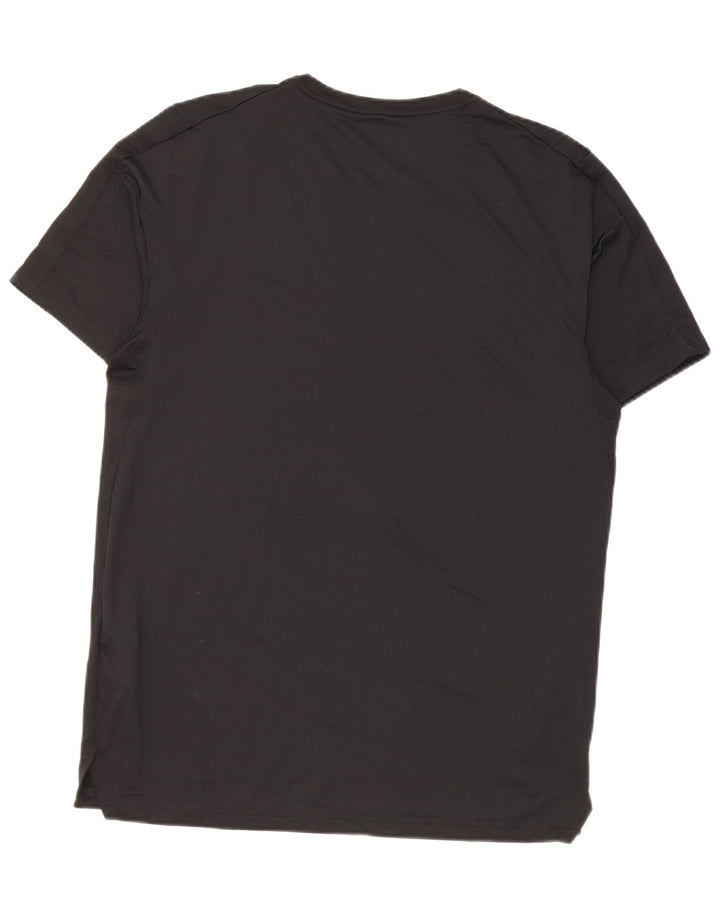 Мужская футболка Nike Dri Fit, маленький черный полиэстер