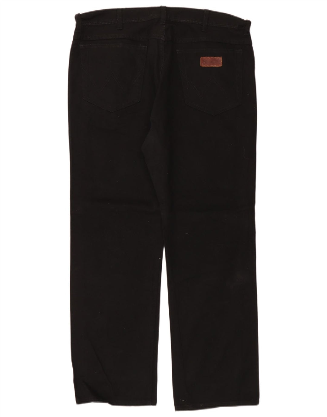 Мужские прямые джинсы Wrangler стандартного кроя W38 L30, черный хлопок