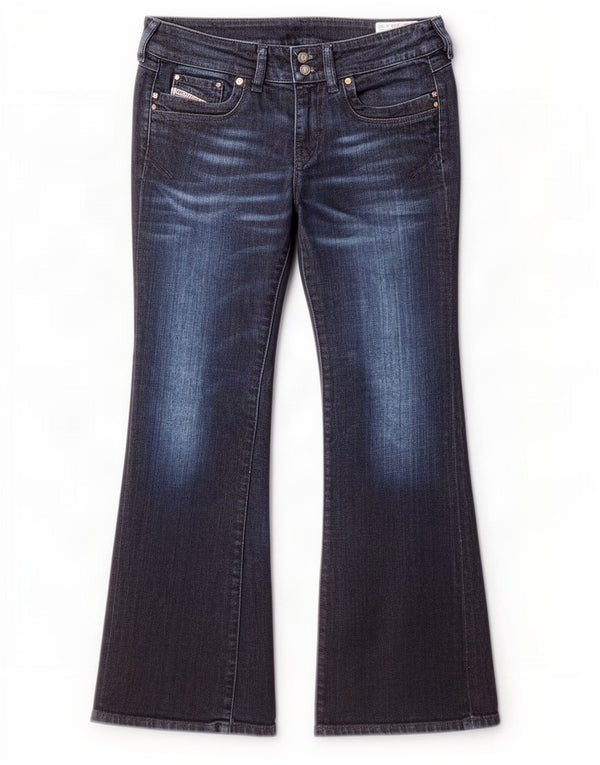 Женские джинсы Diesel Ronhar Bootcut W29 L30, темно-синий, хлопок