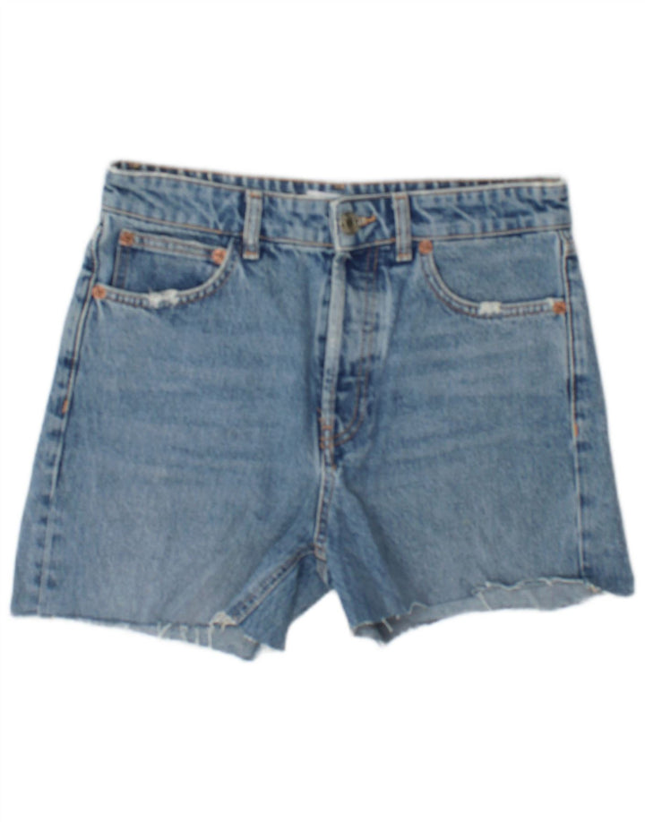 Женские джинсовые шорты Zara EU 38, маленькие W28, синие