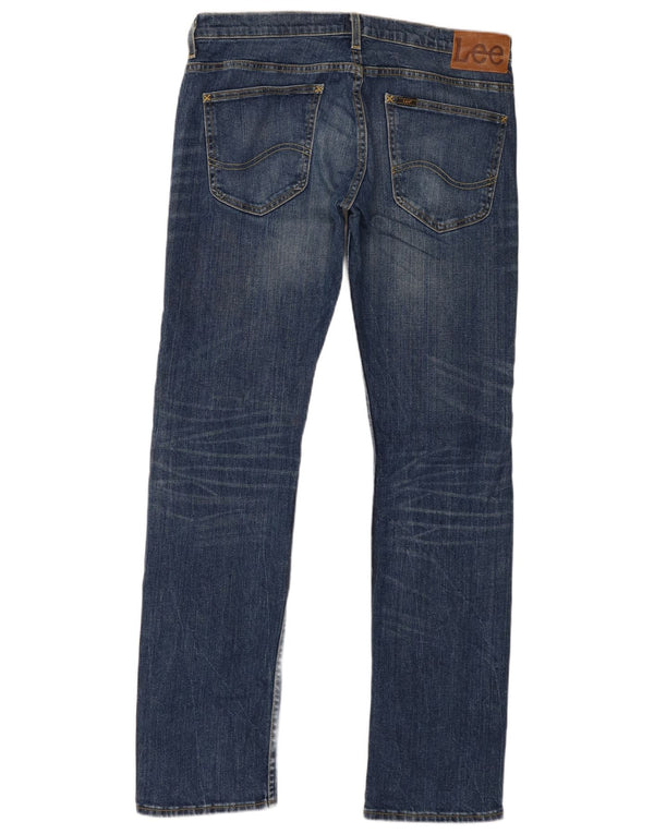 Мужские джинсы Lee Powell Slim W34 L34, темно-синий, хлопок