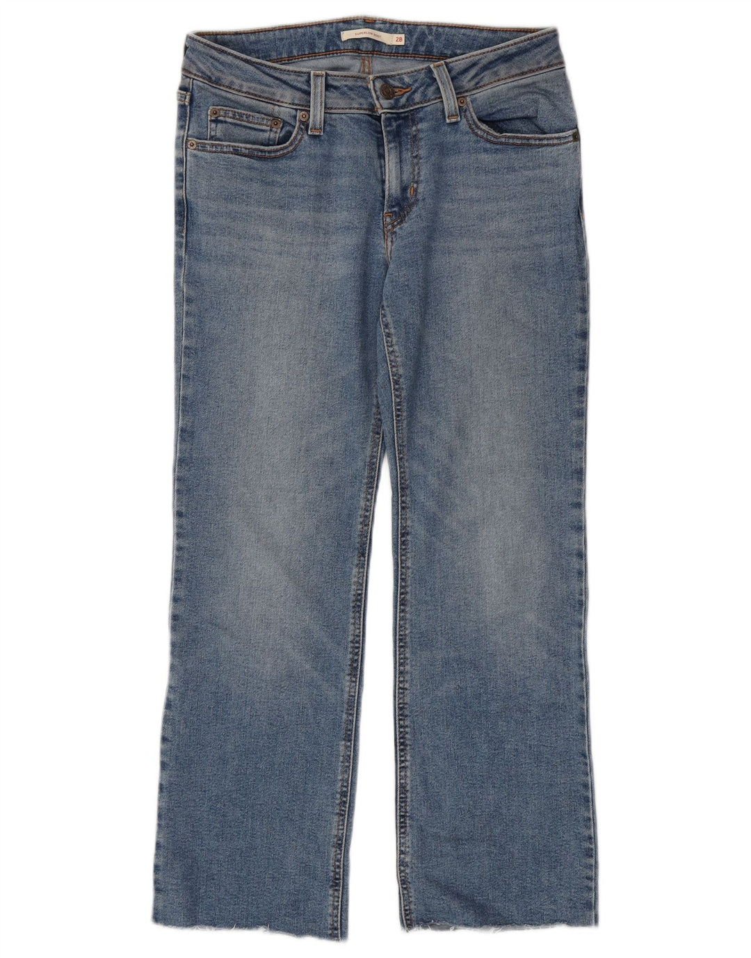 Женские джинсы Levi's Super Low Bootcut W28 L30, синие, хлопок