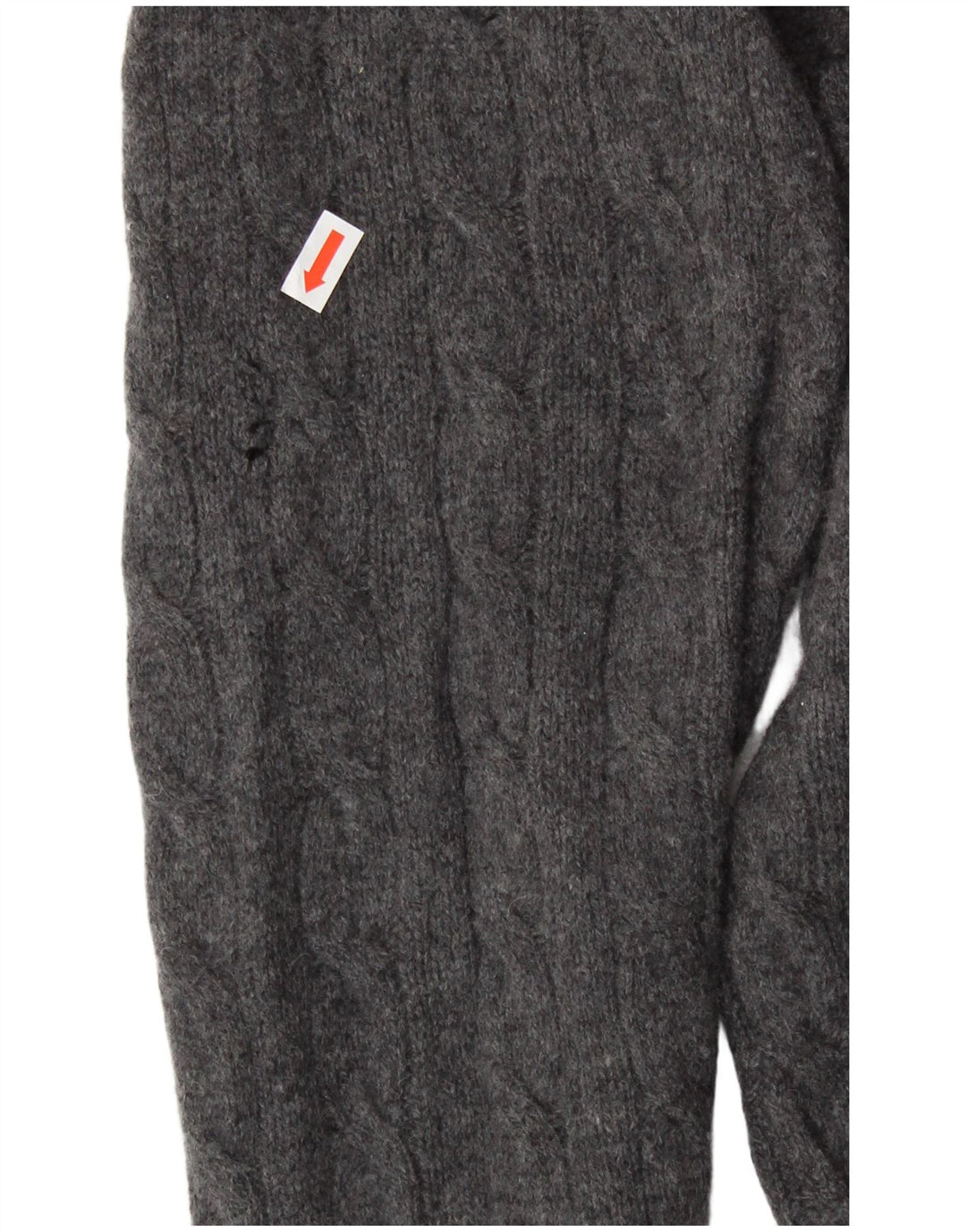 Мужской джемпер с круглым вырезом Polo Ralph Lauren XL, серая шерсть