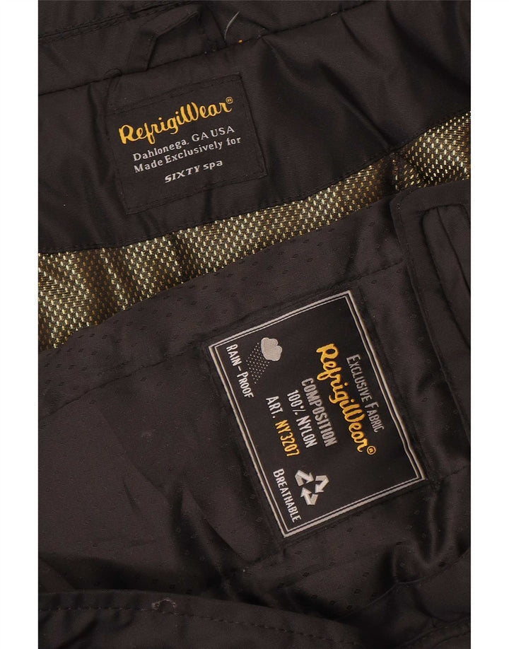 Мужской утепленный бомбер Refrigiwear UK 40, большой черный нейлон