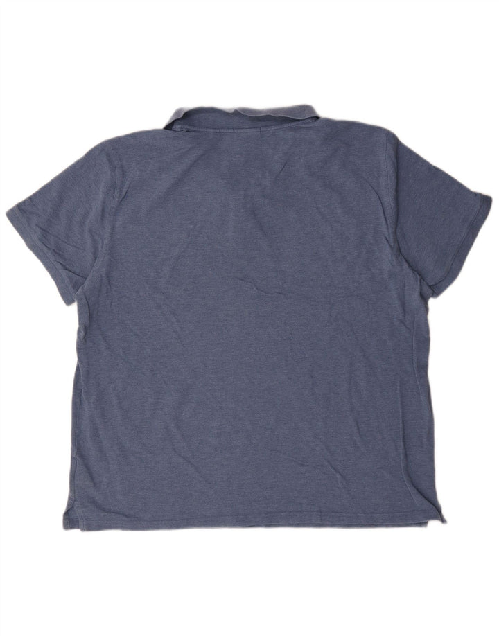 Мужская рубашка поло Gant Regular 3XL, синяя, хлопок