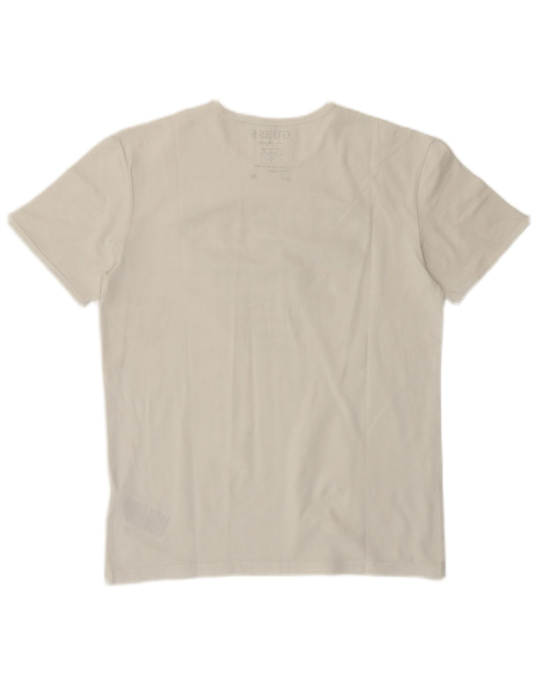 Guess Женская футболка с рисунком Топ EU 38 Средний Белый Хлопок Классический