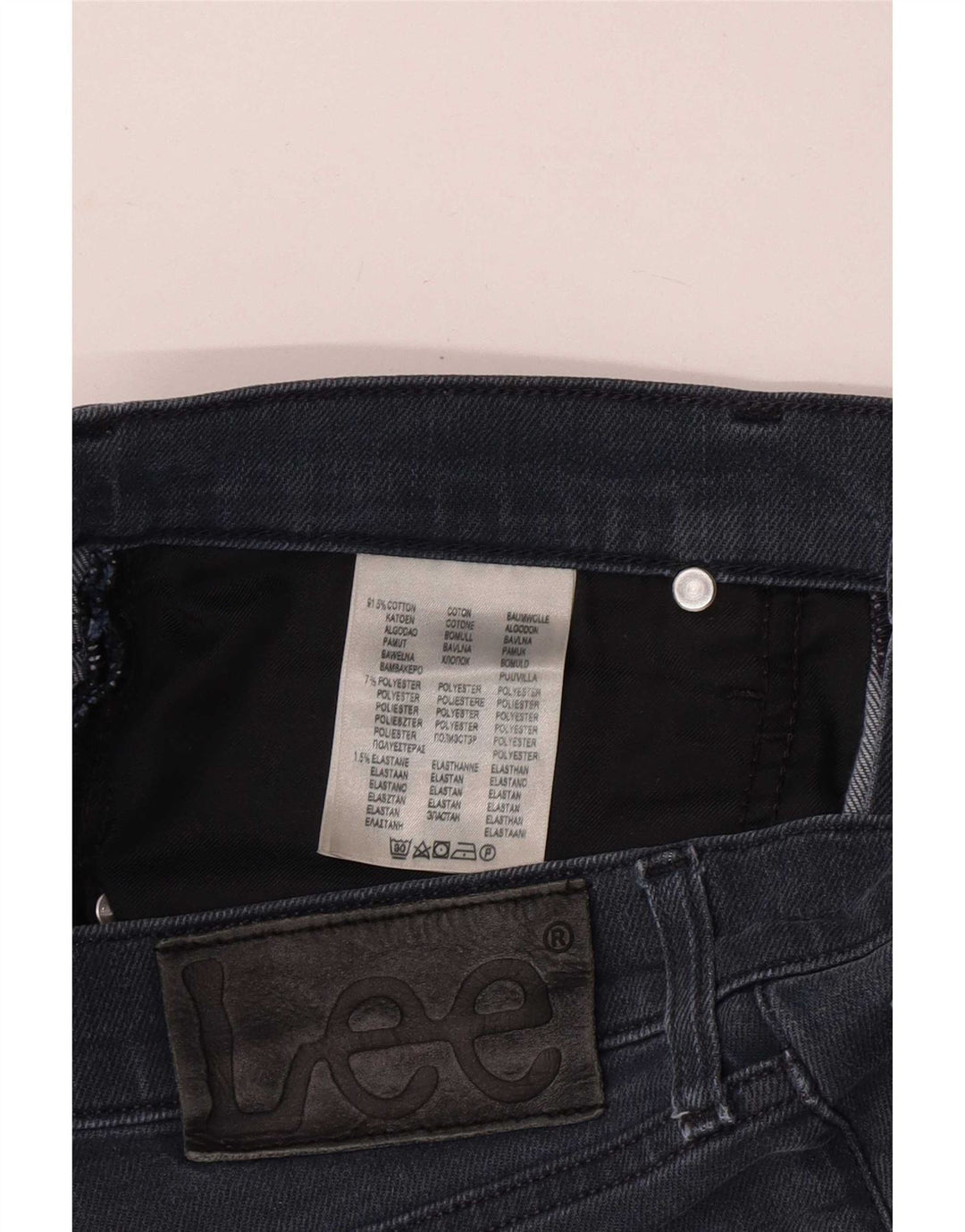 Женские зауженные джинсы Lee W31 L30, синий хлопок