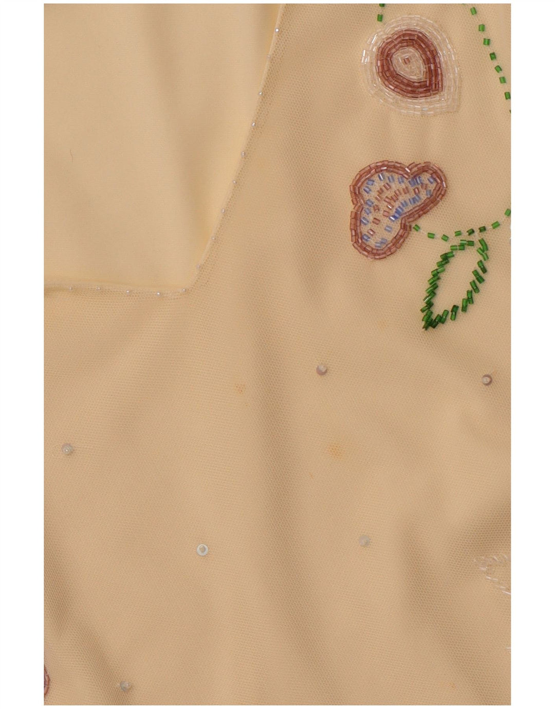 Женская укороченная прозрачная блузка COAST UK 16, большой желтый полиэстер