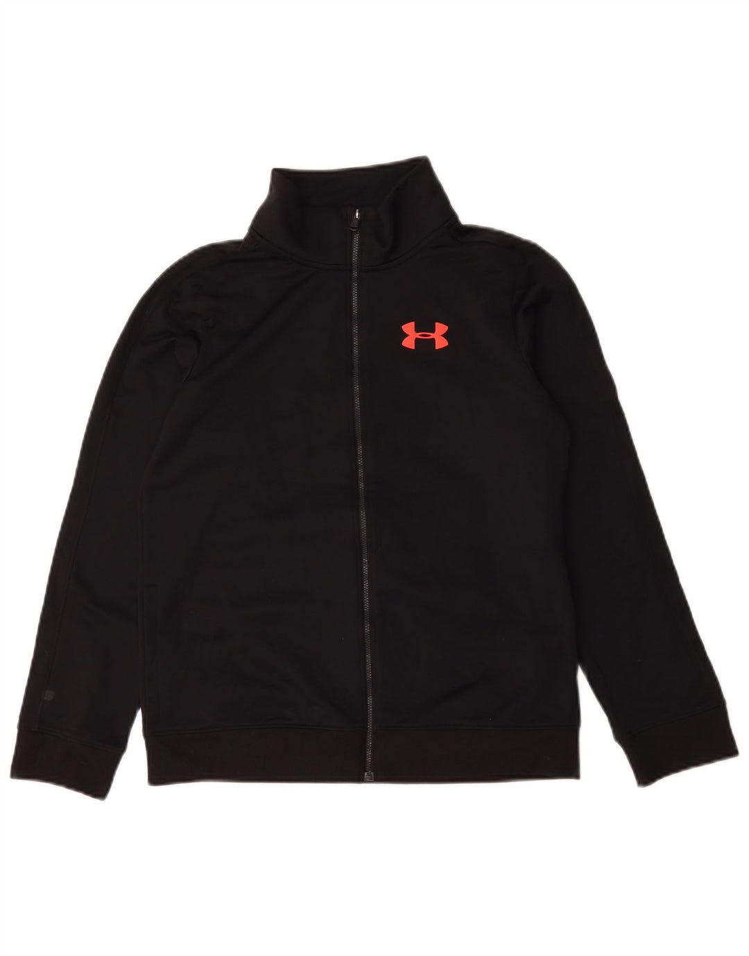 Спортивный костюм Under Armour для мальчиков, верхняя куртка 11–12 лет, большой черный полиэстер