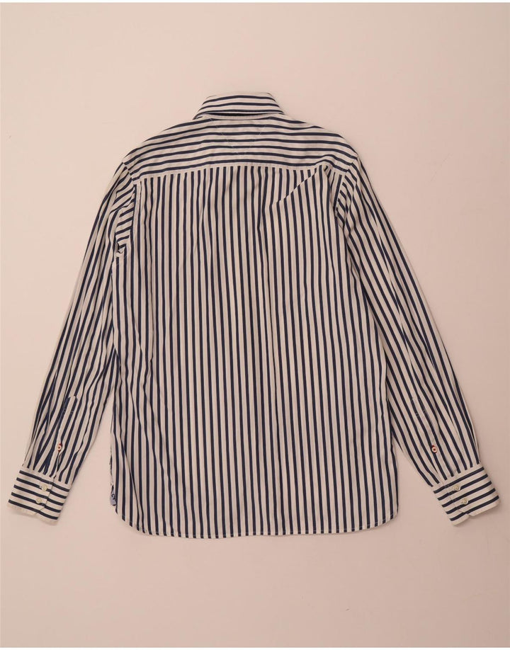 TOMMY HILFIGER Мужская рубашка из хлопка средней длины в белую полоску