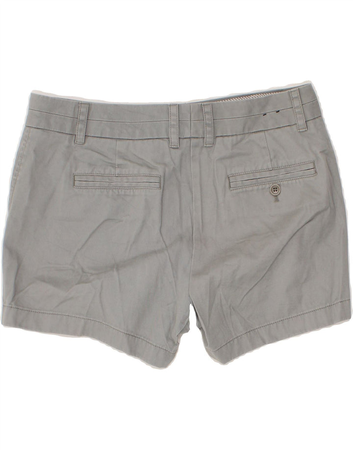 J. CREW Womens Chino Shorts US 8 Medium W34  Grey Cotton Vintage J. Crew and Second-Hand J. Crew from Messina Hembry 