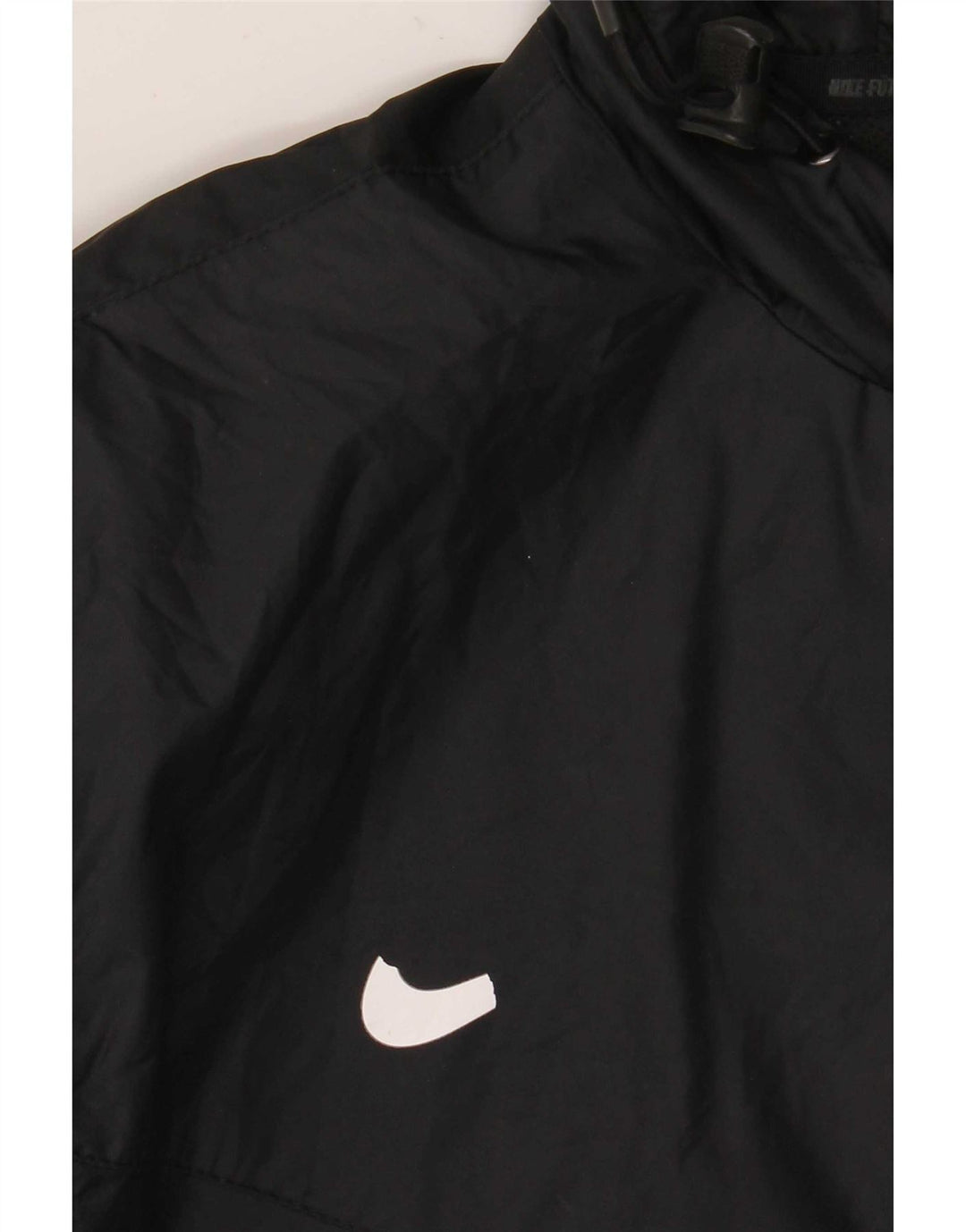 Мужская непромокаемая куртка с капюшоном Nike UK 38, средний черный нейлон