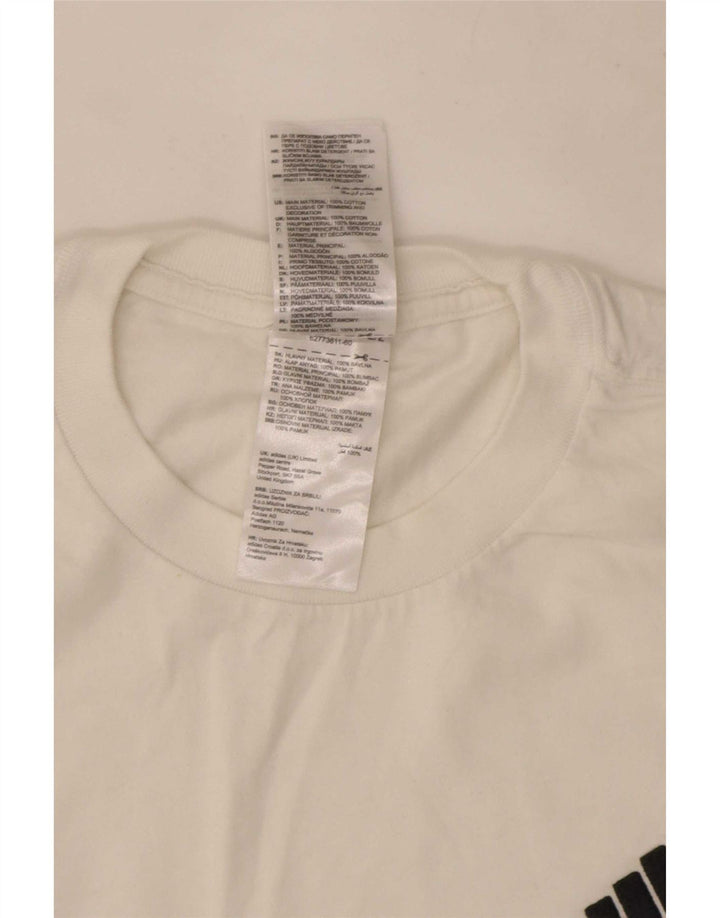 Мужская футболка Adidas Top Medium White Cotton