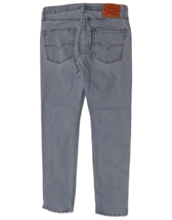 Мужские зауженные зауженные джинсы Levi's 512 W32 L30 синие, хлопок