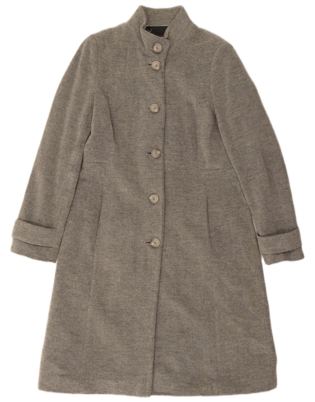Женское пальто Laura Ashley UK 14, большое серое шерстяное