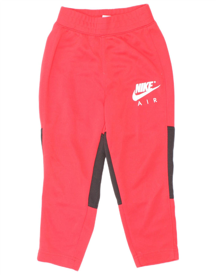 Спортивные брюки Nike для мальчиков с графическим рисунком, 3–4 года, красные цветные блоки
