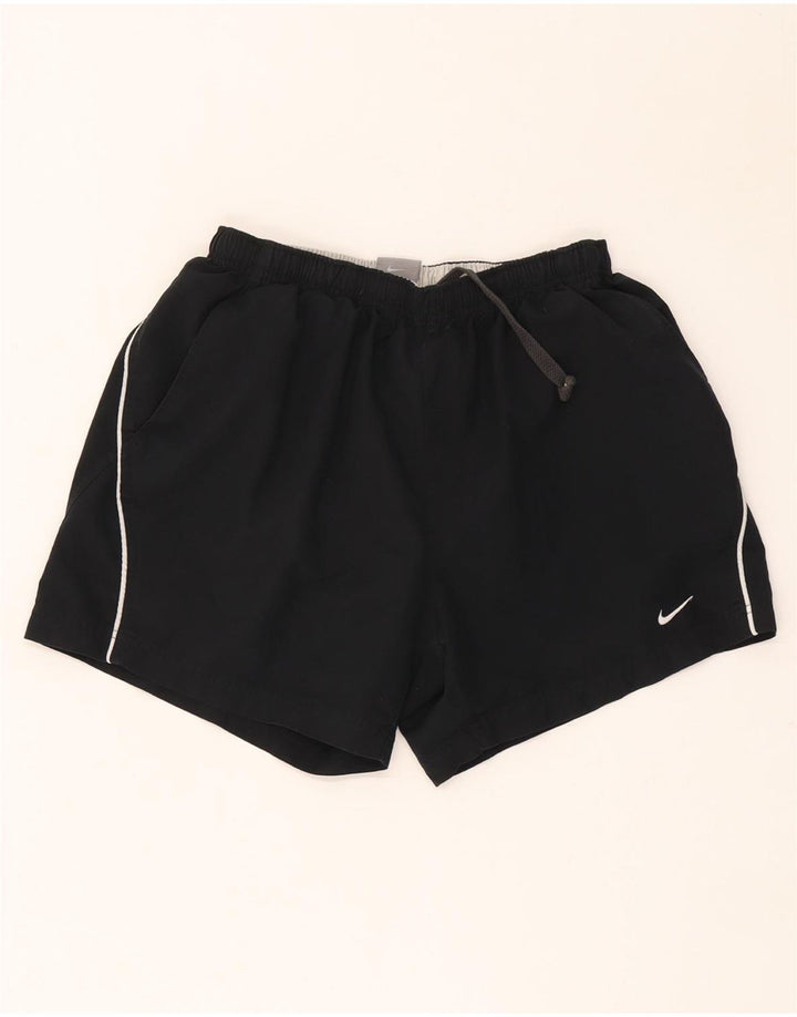 Женские спортивные шорты Nike UK 12, средний черный полиэстер