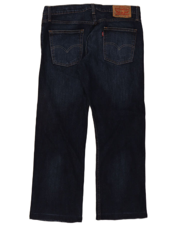 Levi's Mens 514 Straight Jeans W34 L26 Navy Blue Cotton