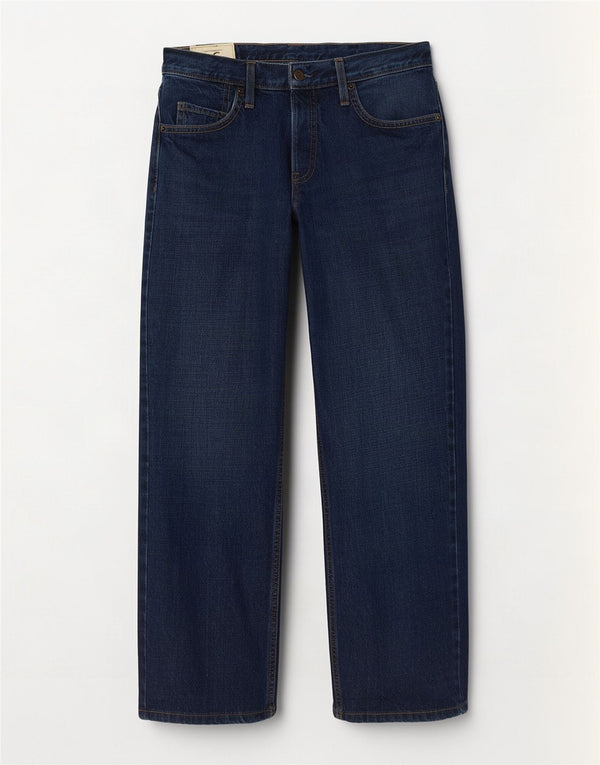Мужские прямые джинсы Hollister W32 L30 темно-синие, хлопок