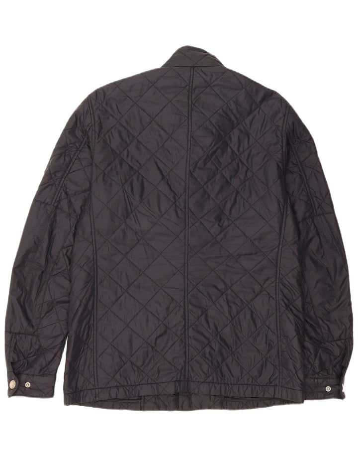 Мужская стеганая куртка Barbour UK 38 средний темно-синий полиамид
