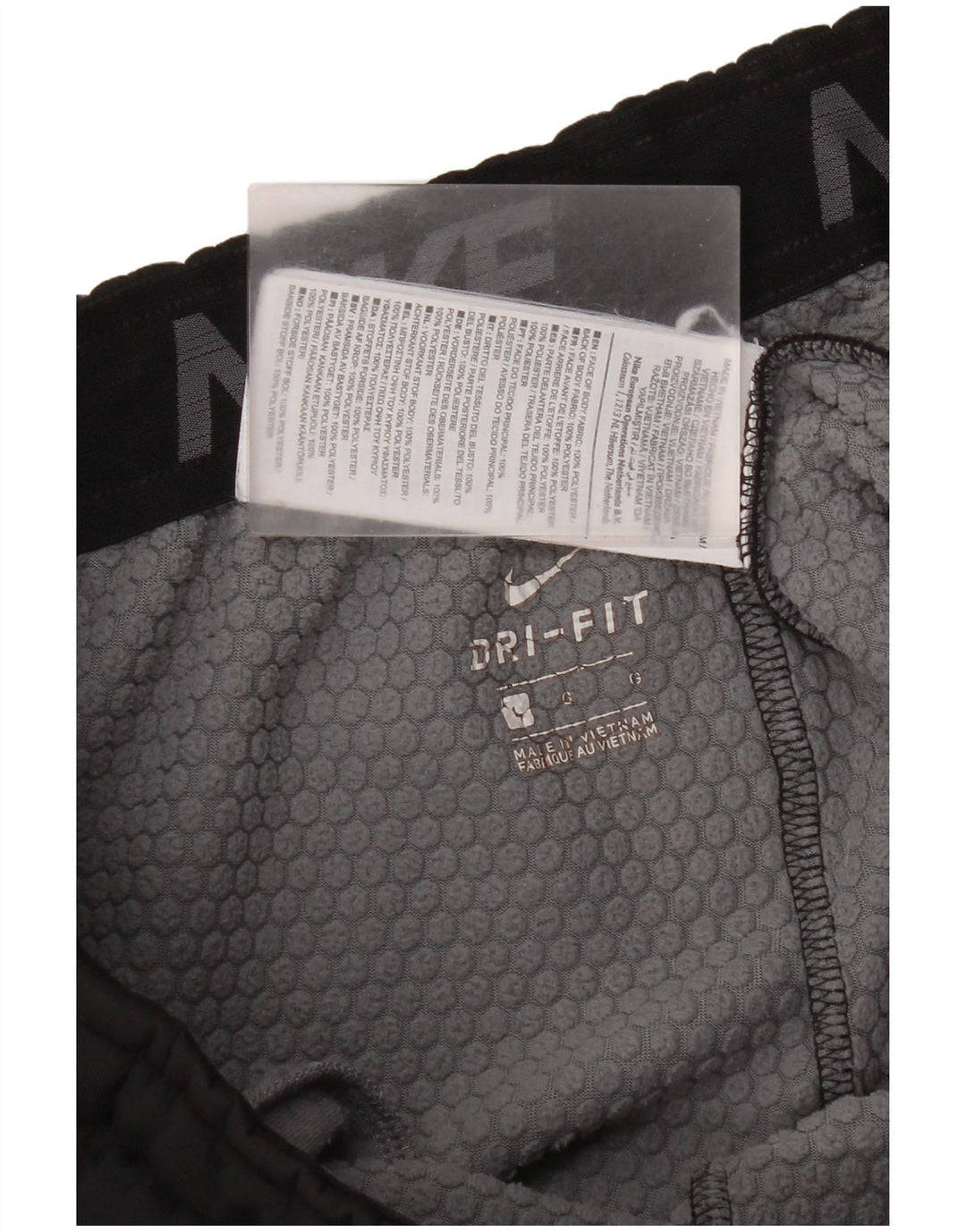 Мужские спортивные брюки Nike Dri Fit для бега, большие черные полиэстеровые брюки