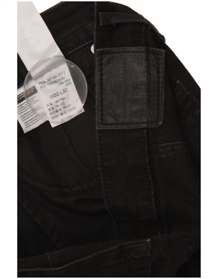 Женские узкие джинсы Levi's 712 W30 L30, черный хлопок