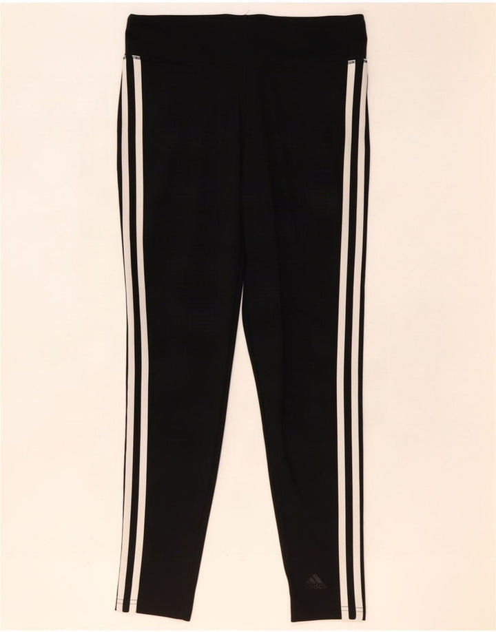 Женские леггинсы Adidas Climalite UK 8/10, маленькие черные из полиэстера