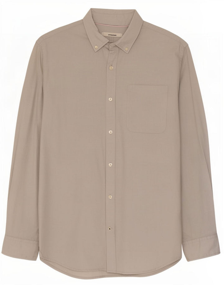 Мужская рубашка Jack & Jones XL серая, хлопок