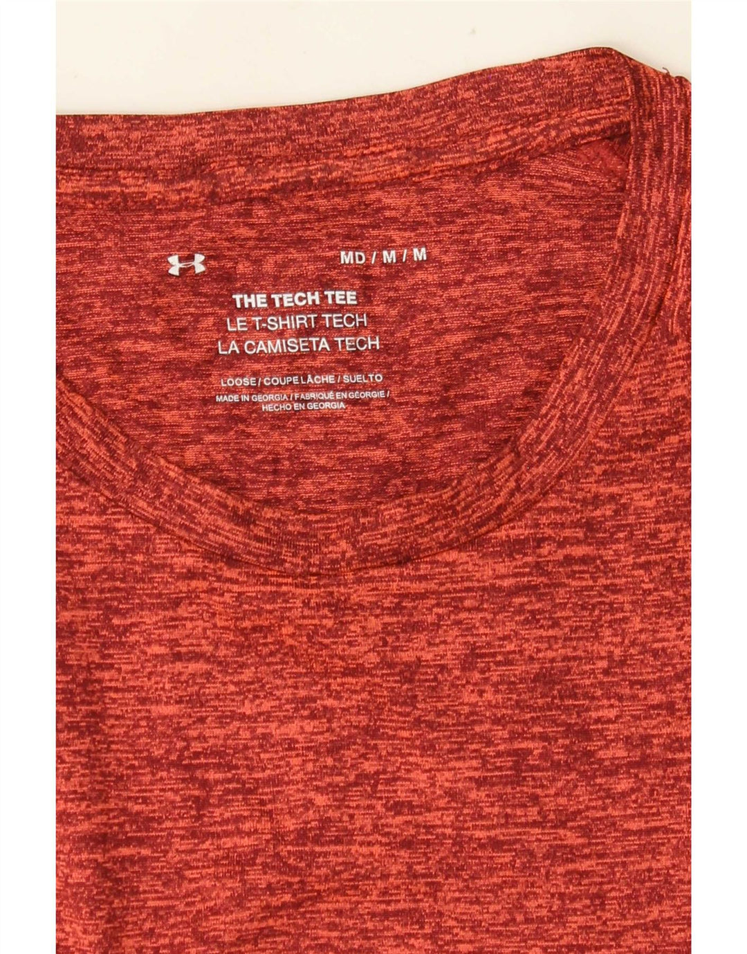 Мужская футболка Under Armour Top Medium Red в крапинку