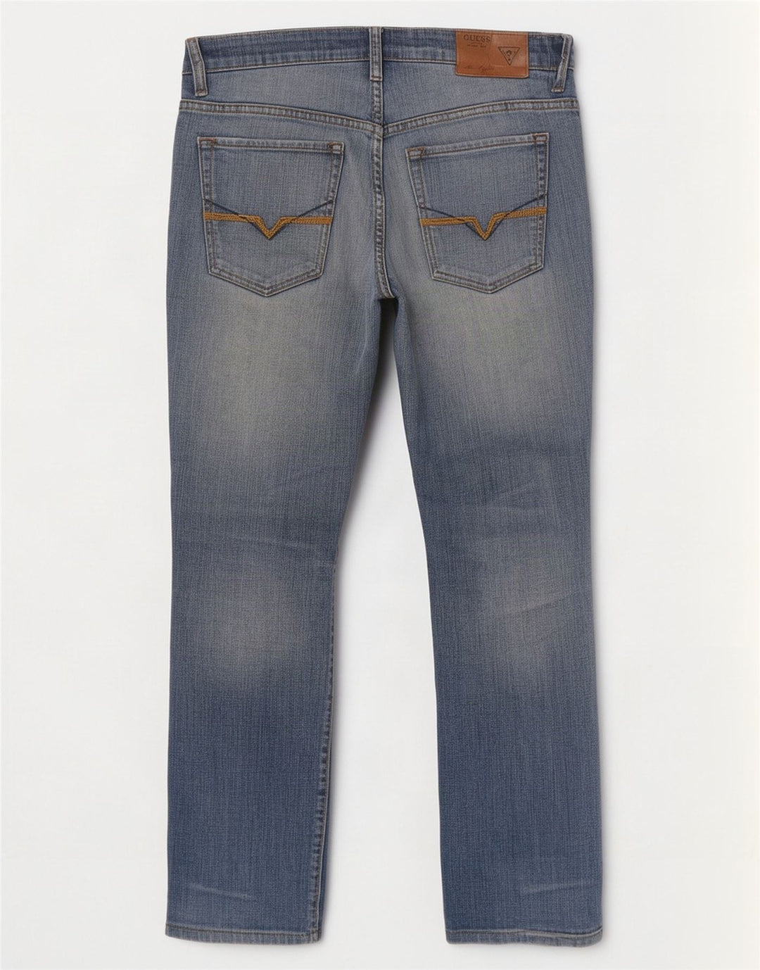 Мужские прямые джинсы Guess W32 L29, синие, хлопок