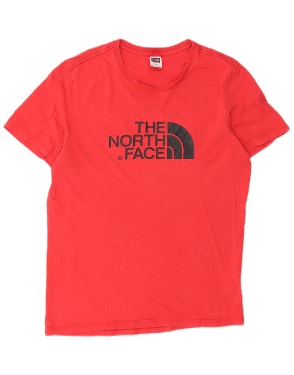 Мужская футболка с рисунком The North Face, средний красный