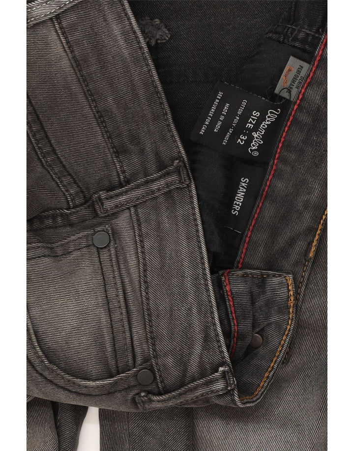 Мужские прямые джинсы WRANGLER Skanders W32 L29, серый хлопок