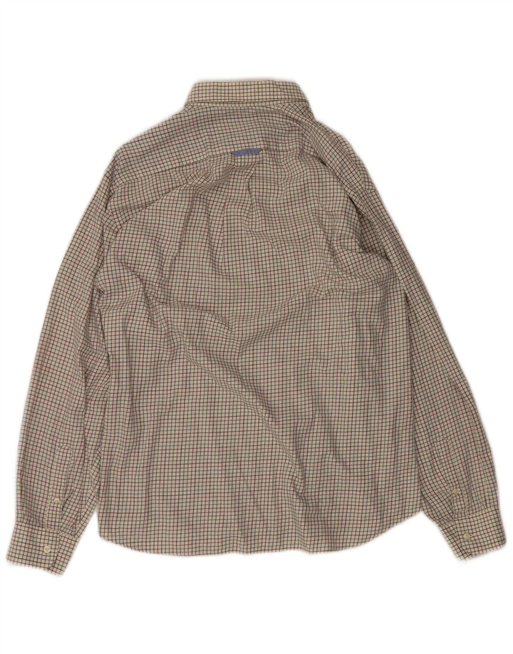 Мужская рубашка Barbour XL Off White Check Cotton