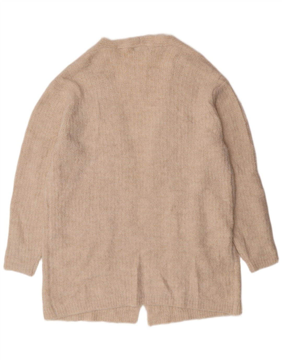 MARKS & SPENCER Womens Longline Cardigan Sweater UK 16 Large Off White