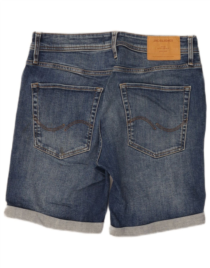 JACK & JONES Джинсовые шорты мужские маленькие W29 синие, хлопок