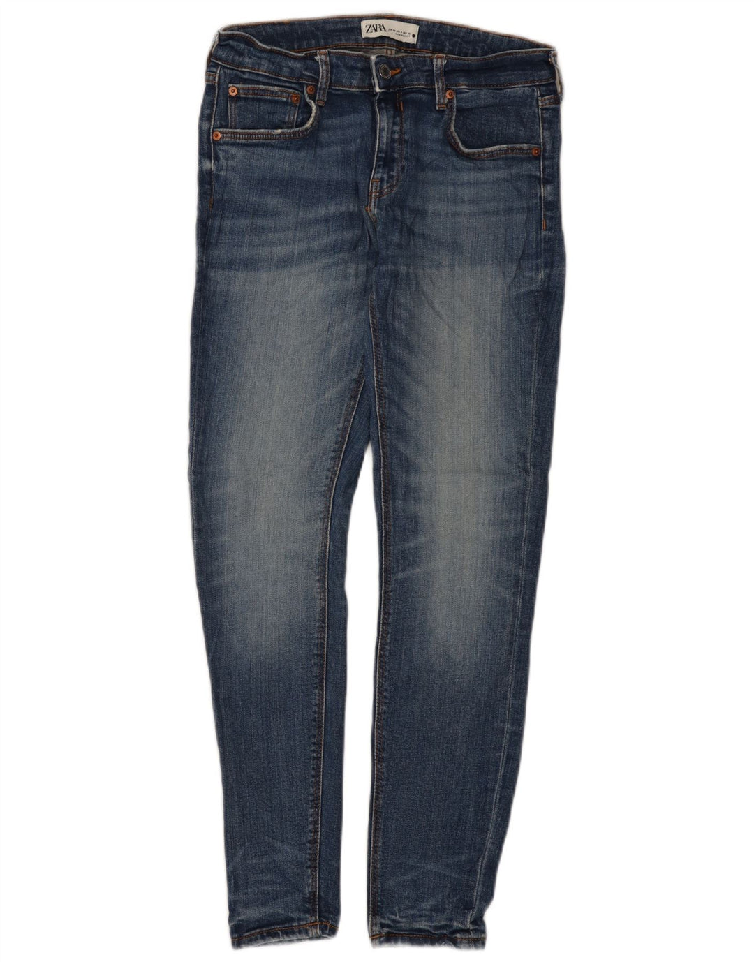 Женские узкие джинсы Zara EU 40 Medium W30 L28 Синие