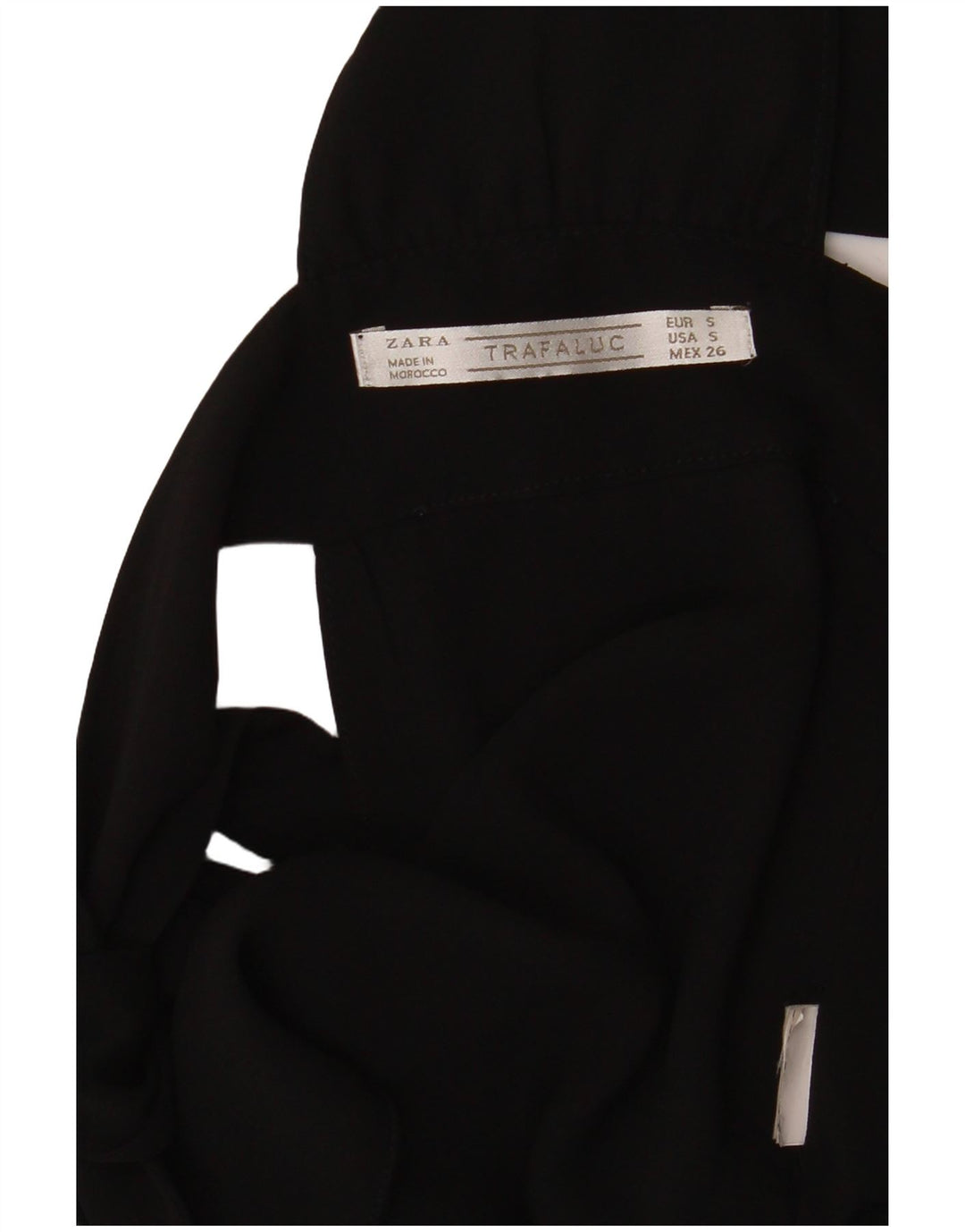 Женский укороченный топ без рукавов Zara UK 8, маленький черный