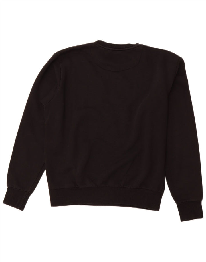ELLESSE Мужской свитшот с рисунком, большой черный хлопковый джемпер