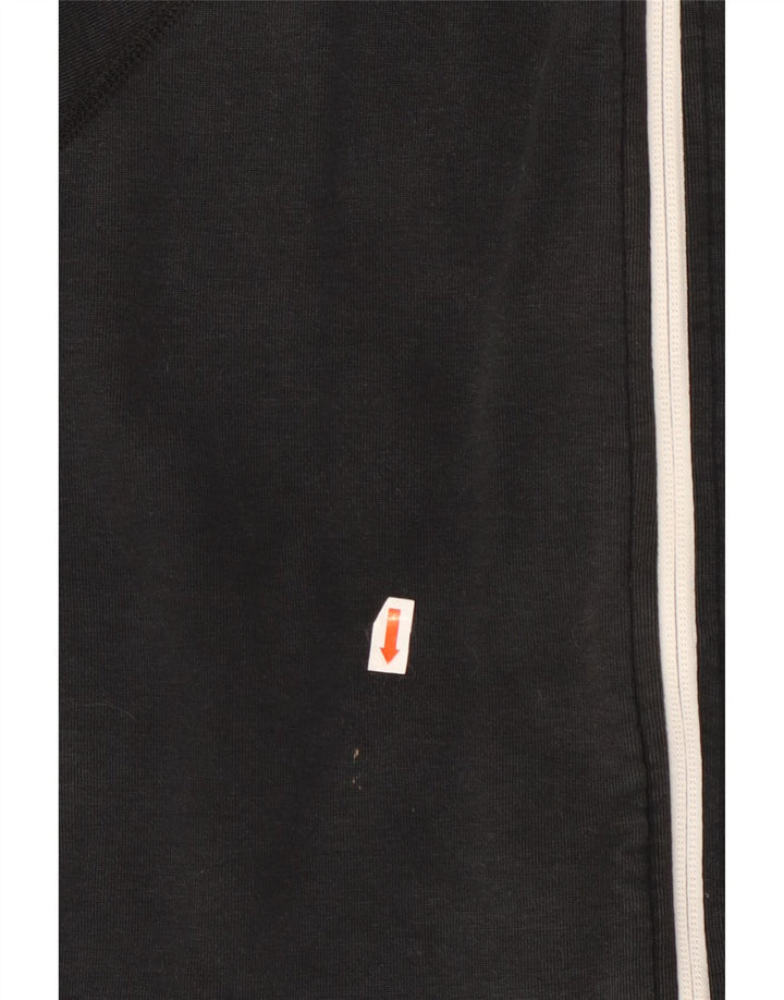 Женский свитер с капюшоном на молнии NIKE UK 16, большой размер, черный хлопок