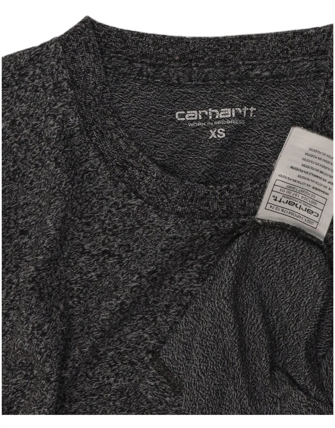 Мужская футболка CARHARTT Top XS Серый хлопок в крапинку
