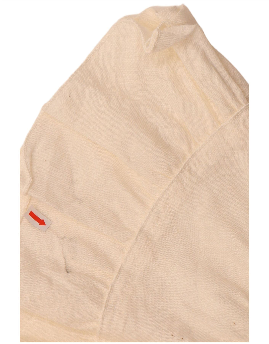 ВИНТАЖНАЯ женская юбка-трапеция W34, большая, бежевая, льняная