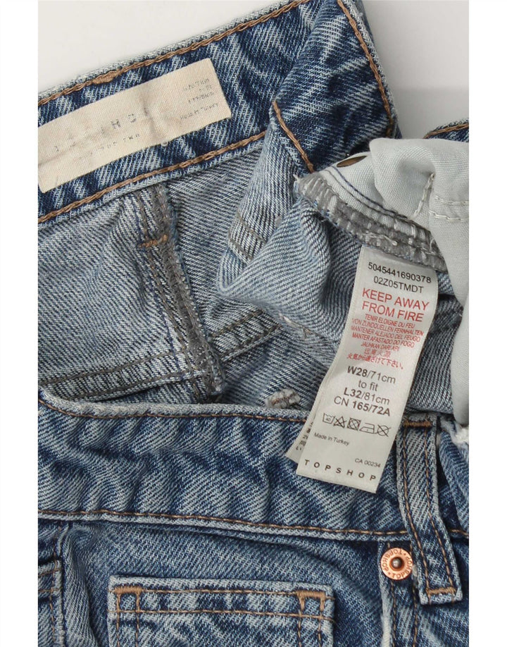 Женские джинсы Topshop Bootcut W28 L32 синие, хлопок