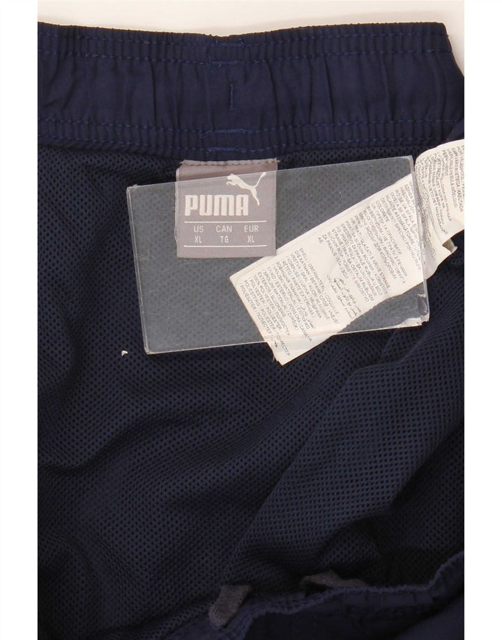 Мужские спортивные шорты Puma с рисунком XL, темно-синие, полиэстер