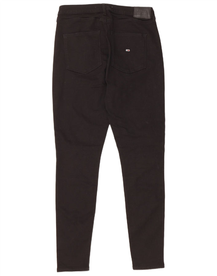 TOMMY HILFIGER Женские джинсы скинни W30 L30, черный хлопок