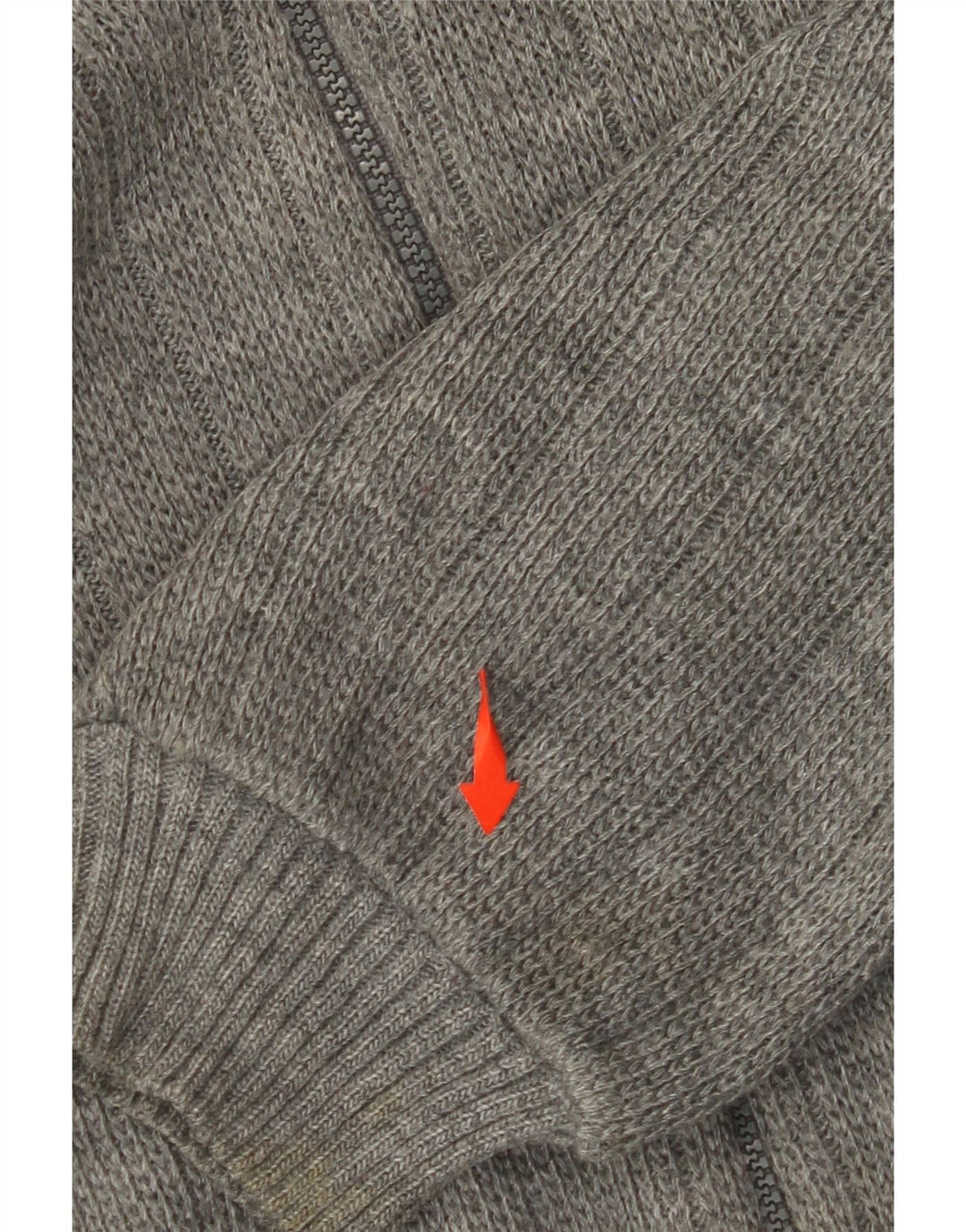 ВИНТАЖНЫЙ женский кардиган-свитер UK 18 XL Серый с цветными блоками